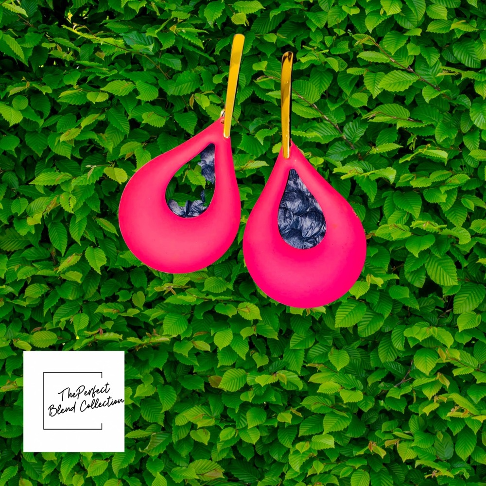 Hot Pink, Super Light-weight Earrings! #ThePerfectBlendCollection!
